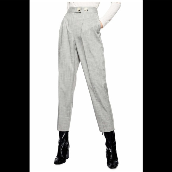 Topshop Tonic Tapered Trousers - Picture 1 of 3